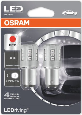 Osram LED Retrofit RED BAY15D (1457R-02B)
