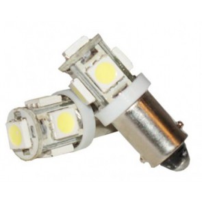 Pilot 5-SMD LED Bajonetfitting BA9S / H6W