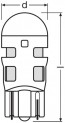 Osram LED Retrofit Cool White 6000k W5W (2880CW-02B)