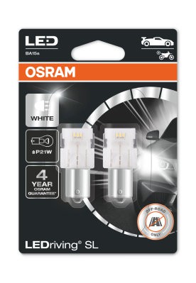 Osram LED Cool 6000k  BA15s / P21W (7456CW-02B)-6000K