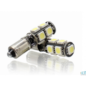 BA9S / H6W Stadslicht 9SMD CAN-BUS LED set