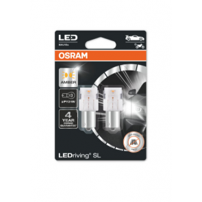 LED Retrofit Oranje BAU15s / P21W (7507YE-02B)-Oranje