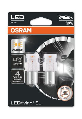 Osram LED Cool 6000k  BA15s / P21W (7506DYP-02B)