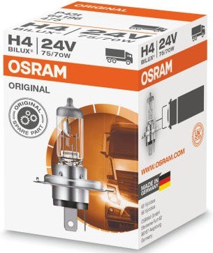 Osram 24V H4 halogeen lamp (64196)