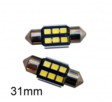 LED Kenteken- en Binnenverlichting 31mm C5W set